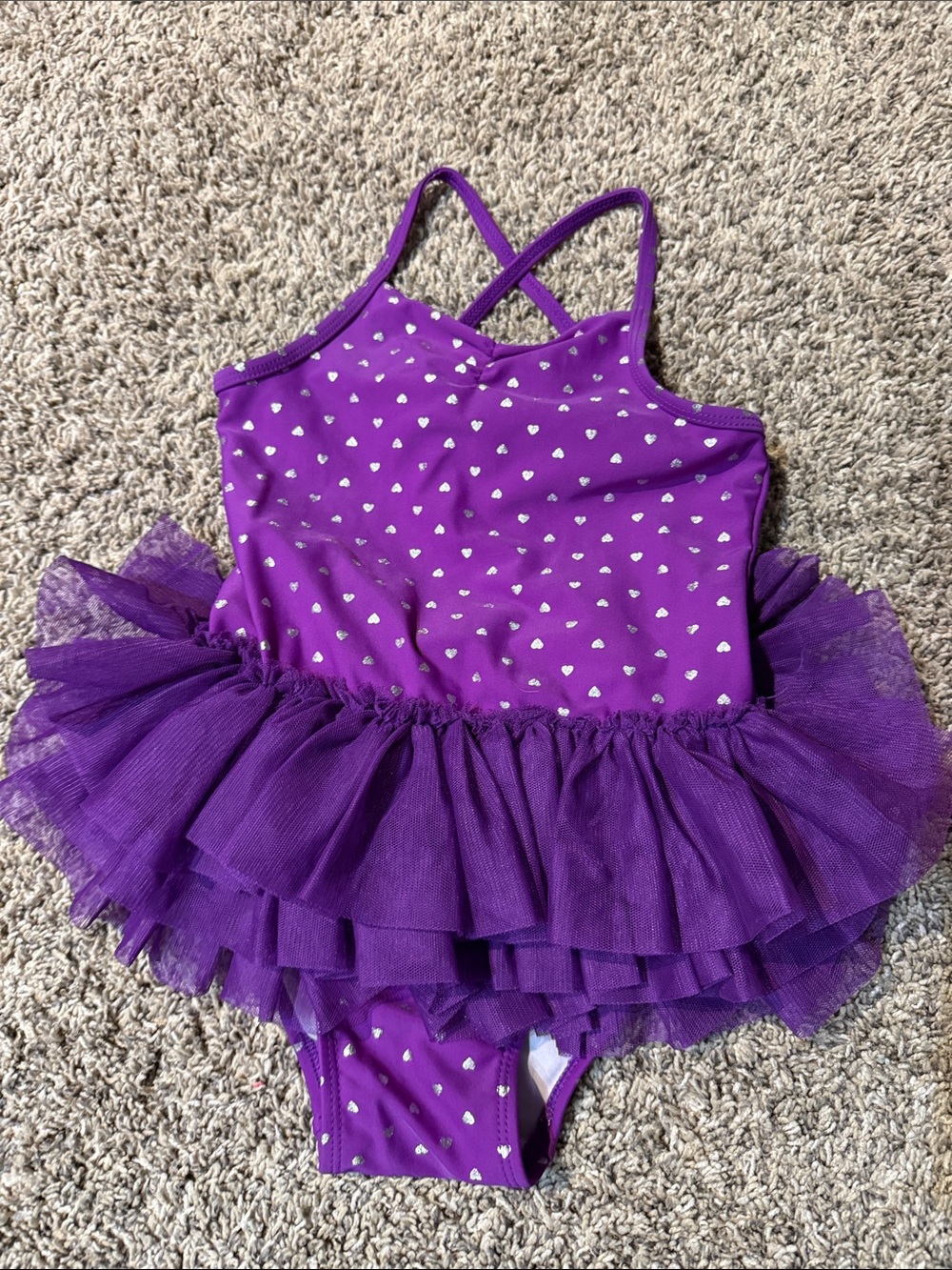 Circo Purple Sparkle Tutu Dance Leotard